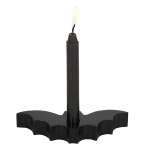 Candle Holder Black Bat Design